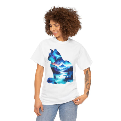 Blue Cat Cotton Tee