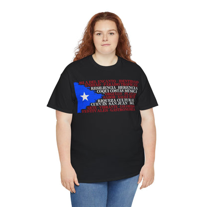 Flag Puerto Rico Cotton Tee