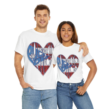 Puerto Rico Heart Flag Tee