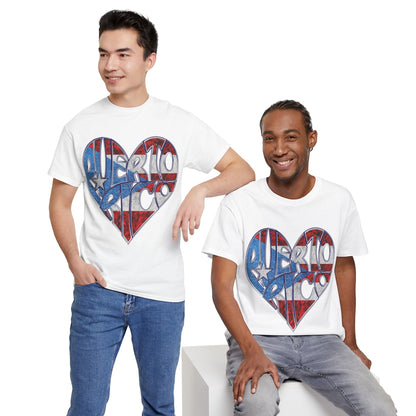 Puerto Rico Heart Flag Tee